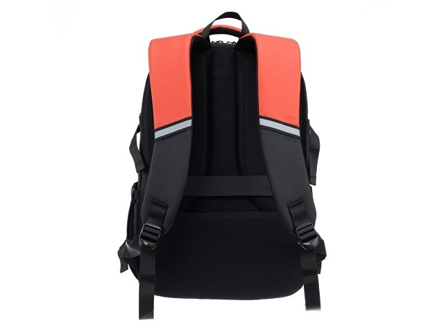 Рюкзак спортивный TORBER ЭКСТРИМ 18", оранжевый/чёрный, 31 х 12 х 46 см, 17л