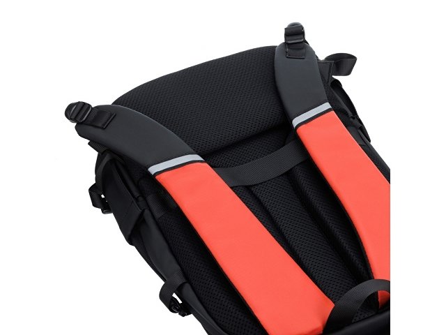 Рюкзак спортивный TORBER ЭКСТРИМ 18", оранжевый/чёрный, 31 х 12 х 46 см, 17л
