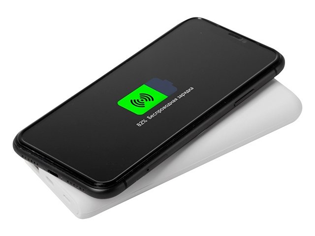 Внешний беспроводной аккумулятор c QC/PD "Reload", 10000 mAh, белый (Р)