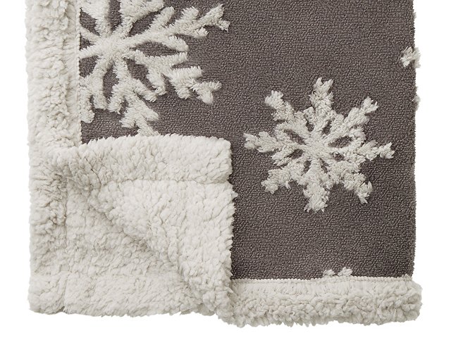 Плед Snowflake новогодний