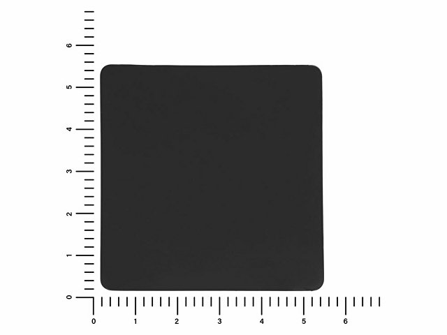 ПАТЧ КВАДРАТ soft-touch (чёрный) 5,5 х 5,5 см