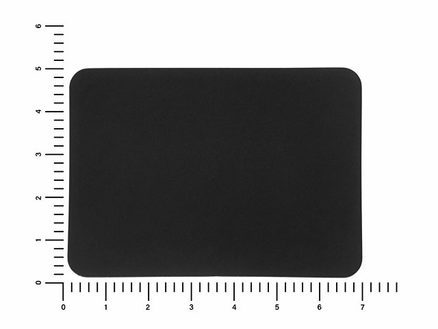 ПАТЧ ПРЯМОУГОЛНЫЙ soft-touch (чёрный) 5,0 х 7,0 см