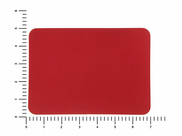 ПАТЧ ПРЯМОУГОЛНЫЙ soft-touch (красный) 5,0 х 7,0 см
