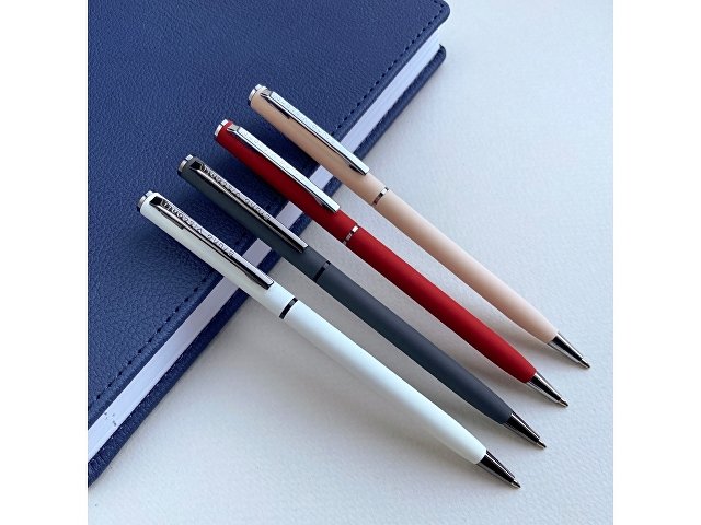 Ручка шариковая автоматическая BrunoVisconti® "PALERMO" цвет корпуса графитовый, soft-touch, 0.7 мм