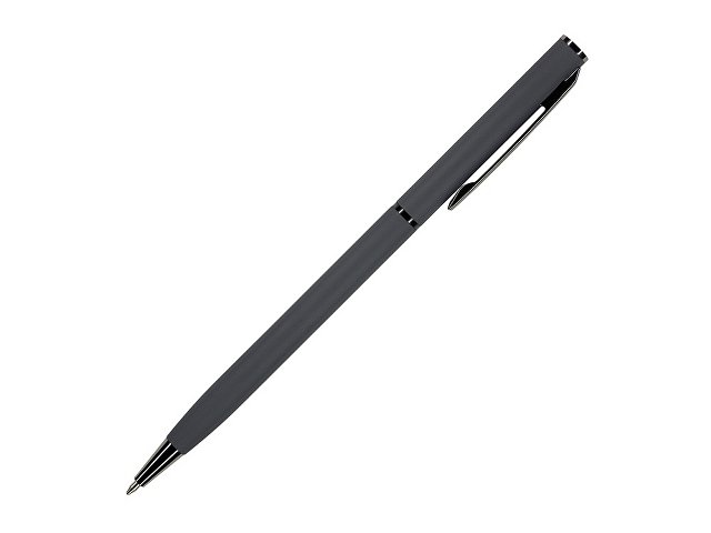 Ручка шариковая автоматическая BrunoVisconti® "PALERMO" цвет корпуса графитовый, soft-touch, 0.7 мм