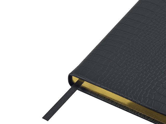 Ежедневник недатированный А5 "Amazonia", черный с золотым обрезом