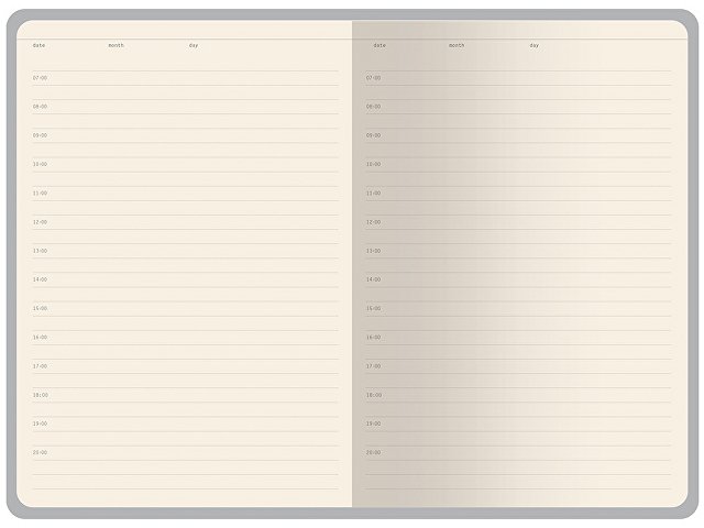 Ежедневник недатированный с магнитным клапаном А5 "Venezia", красный