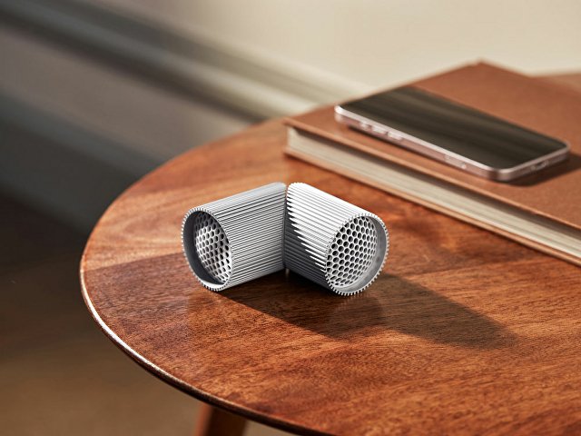 Беспроводная колонка Ray Speaker, серебристый