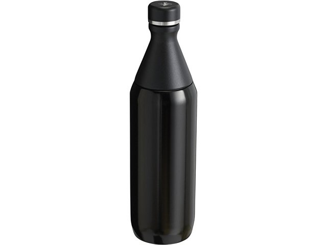 Бутылка для воды Stanley All Day Slim объемом 600 мл - черный глянцевый