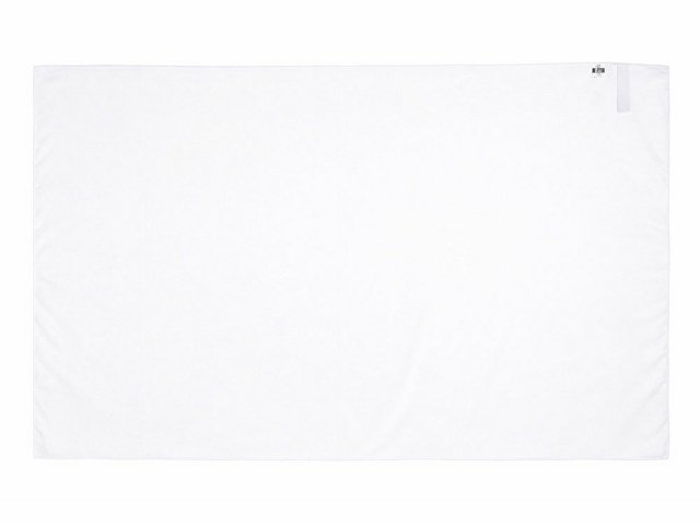 Легкое полотенце Gulpi  из микрофибры RPET с ремешком для складывания, 70*120 см, белый