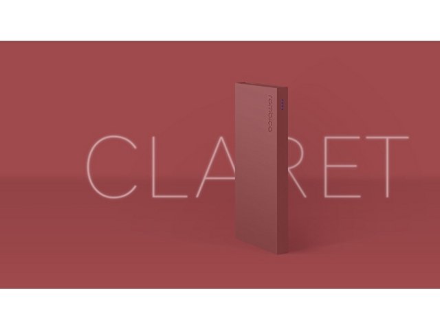 Внешний аккумулятор Rombica NEO ARIA Claret, 10000 мАч, Soft-touch, PD, QCharge, Type-C, бордовый (Р)