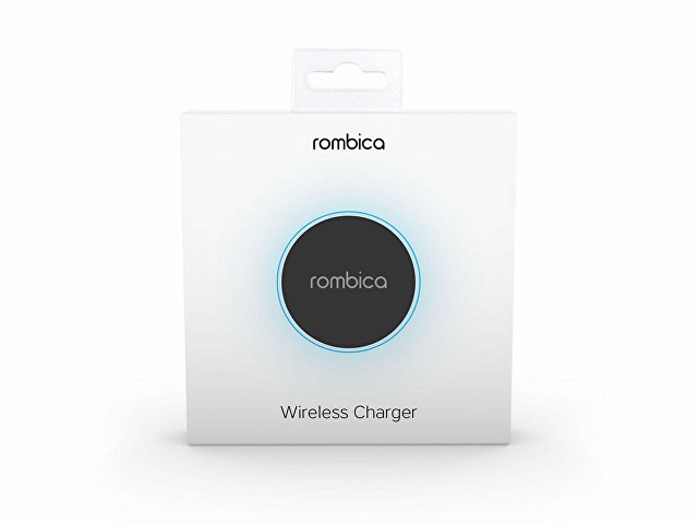 Беспроводное зарядное устройство Rombica  «NEO Core Quick» c быстрой зарядкой, черный (с лого) (Р)