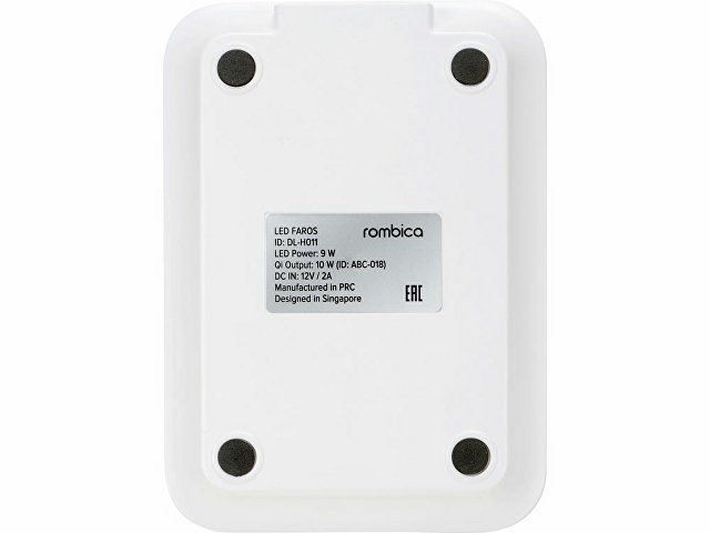 Настольная лампа Rombica LED FAROS, белый (квадратное основание) (Р)