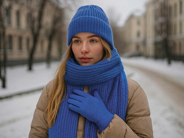 Подарочный набор  «Nordend», синий классический