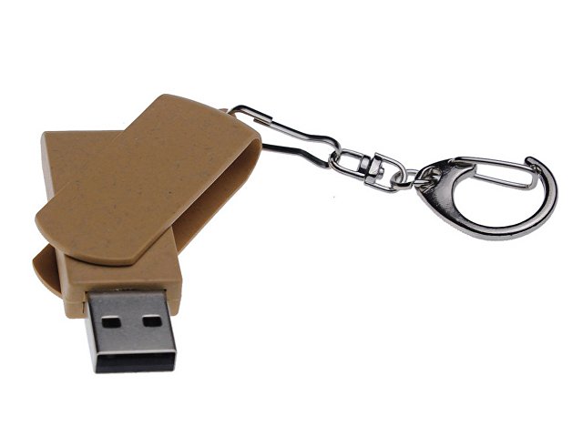 Флешка USB 2.0 Варуна на 512 Мбайт, коричневый