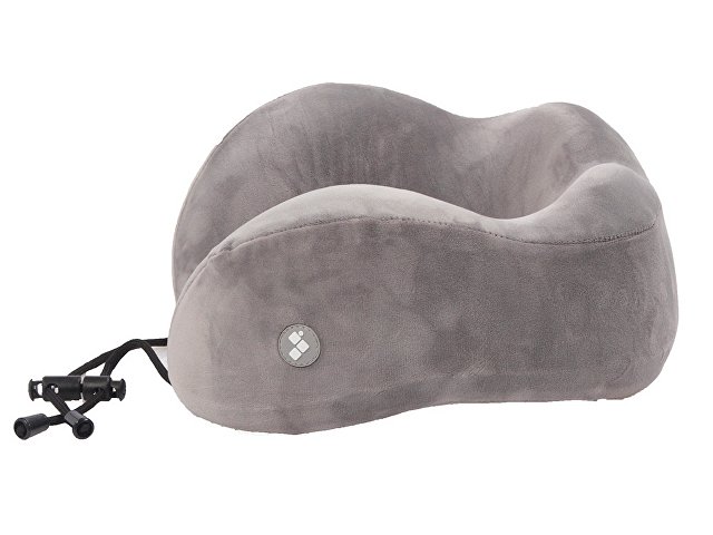 Подушка для путешествий с эффектом памяти Мемо "Bluewinder" Grey
