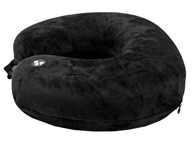 Подушка для путешествий с эффектом памяти Мемо "Drowsy" Black