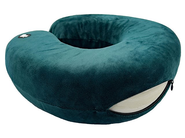 Подушка для путешествий с эффектом памяти Мемо "Drowsy" Emerald