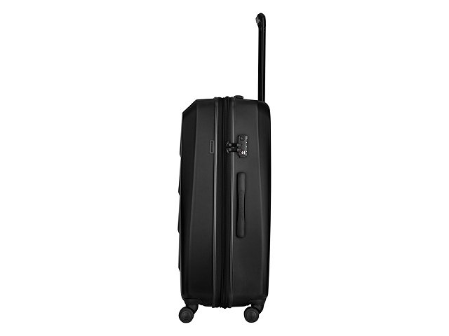 Чемодан WENGER Prymo, чёрный, большой, 52х76х30 см, 93 л, ABS+PC