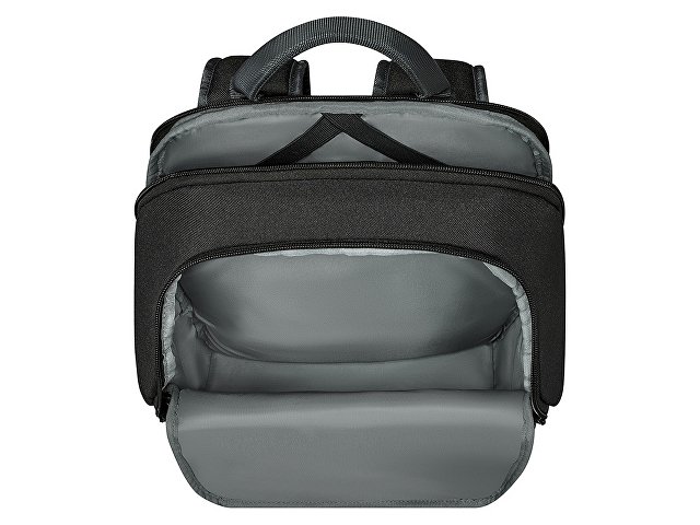 Рюкзак WENGER Move 16", чёрный, переработанный ПЭТ, 33 x 19 x 44 см, 22 л
