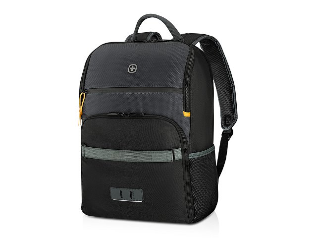 Рюкзак WENGER Move 16", чёрный, переработанный ПЭТ, 33 x 19 x 44 см, 22 л