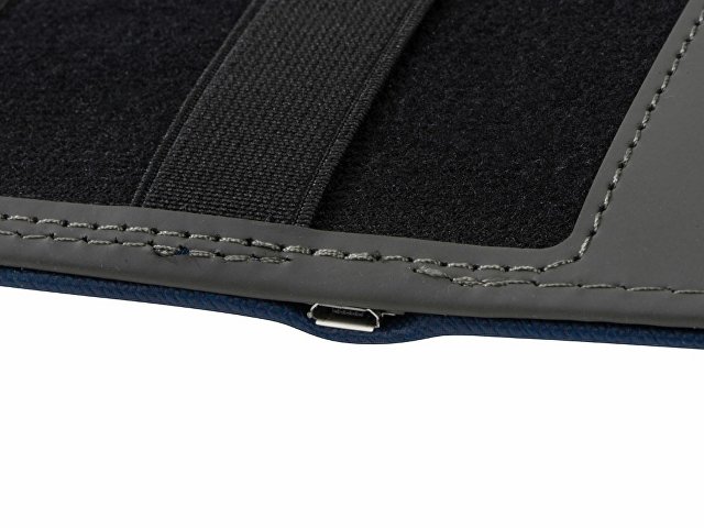 Органайзер с функцией беспроводной зарядки "Manner", 5000 mah, темно-синий (Р)