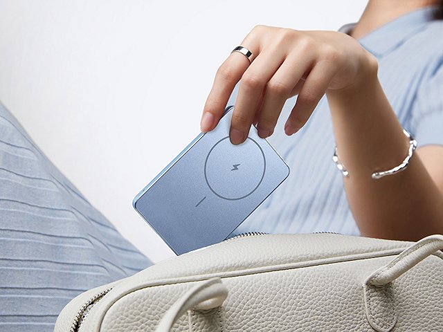 Внешний аккумулятор Xiaomi Super Slim Magnetic Power Bank 5000 Blue