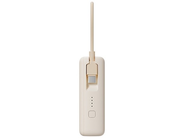 Внешний аккумулятор со встроенным кабелем Xiaomi Power Bank 10000mAh (Integrated Cable) Tan GL