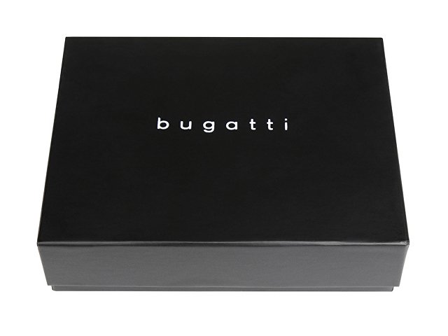 Ключница BUGATTI ЧЕРНАЯ МАГИЯ | BLACK MAGIC, черная, натуральная кожа козы, 11х2х7 см