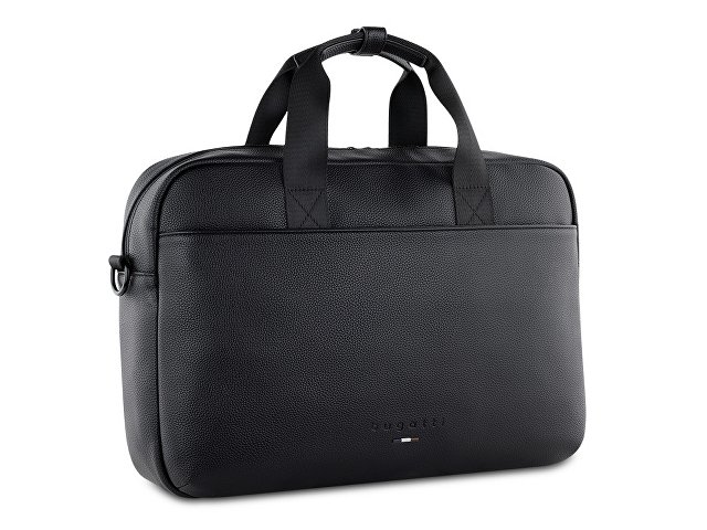 Портфель мужской BUGATTI РИКО | RICO, черный, полиуретан, 40 x 10 x 28,5 см