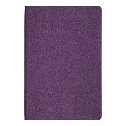 Ежедневник Flexy Soft Touch Latte А5, фиолетовый, недатированный, в гибкой обложке