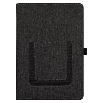 Ежедневник Smart Wallet Cambric A5, черный, недатированный, в твердой обложке с поролоном