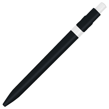 Ручка шариковая пластиковая Ravena Color, черная/белая