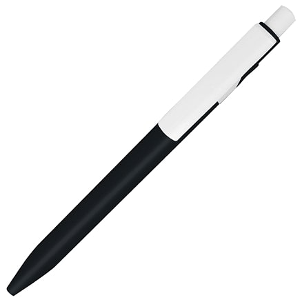 Ручка шариковая пластиковая Ravena Color, черная/белая