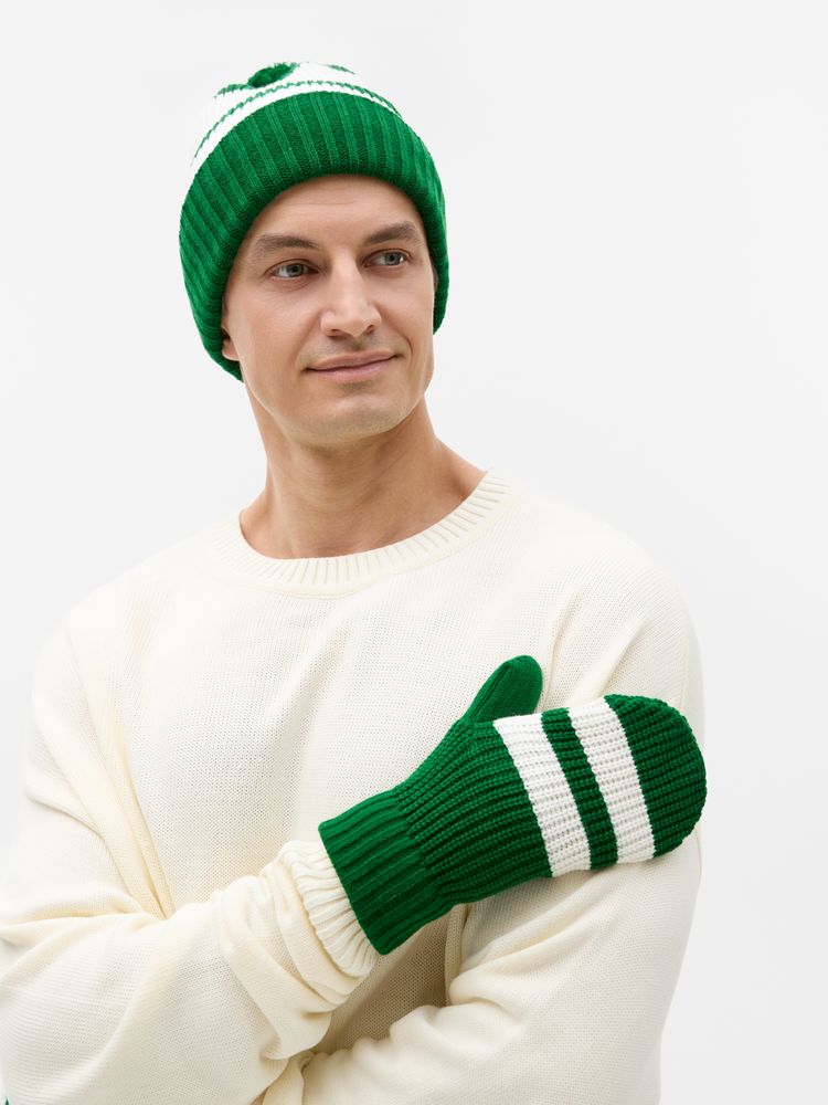 Варежки Winwear, зеленые (глубокий зеленый)
