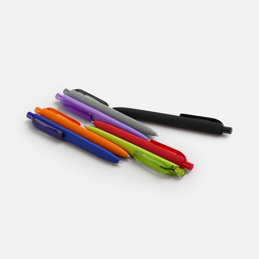 Ручка шариковая Prodir DS8 PRR-T Soft Touch, красная
