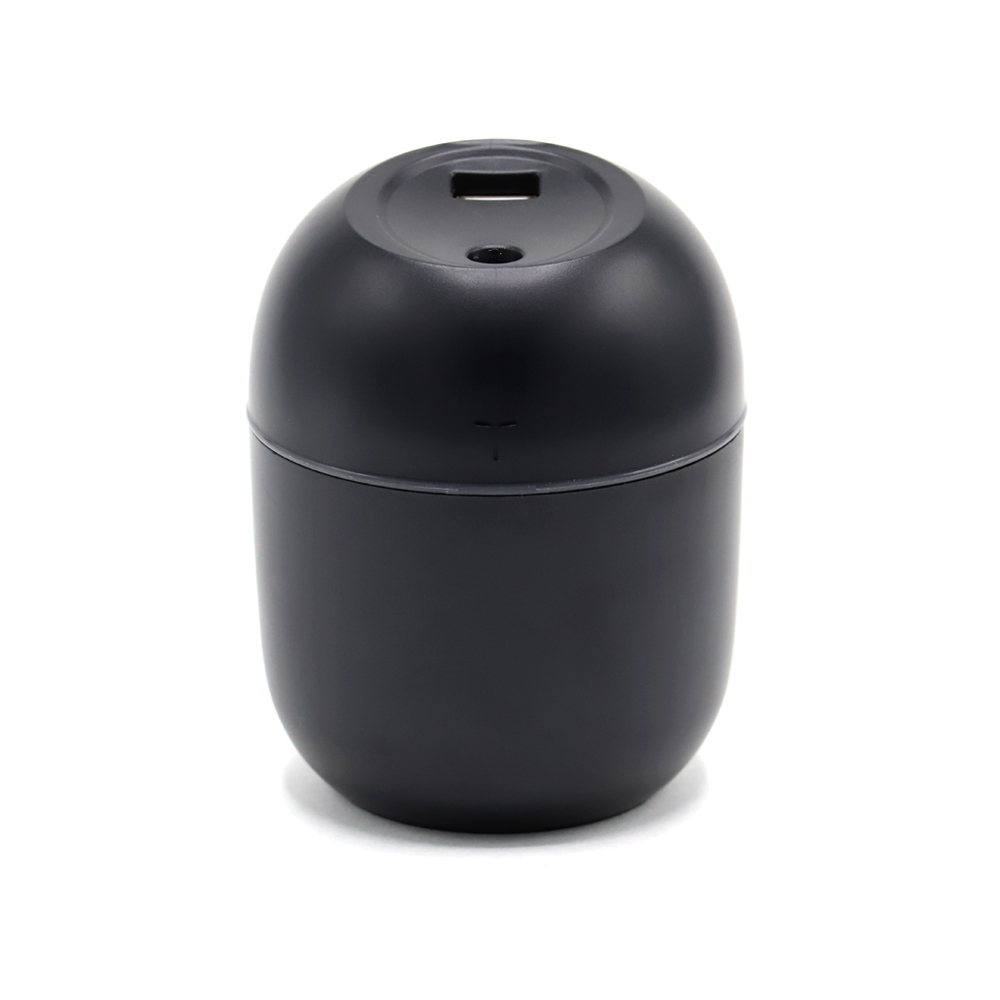 Светодиодный USB увлажнитель Egg с подсветкой, черный-S