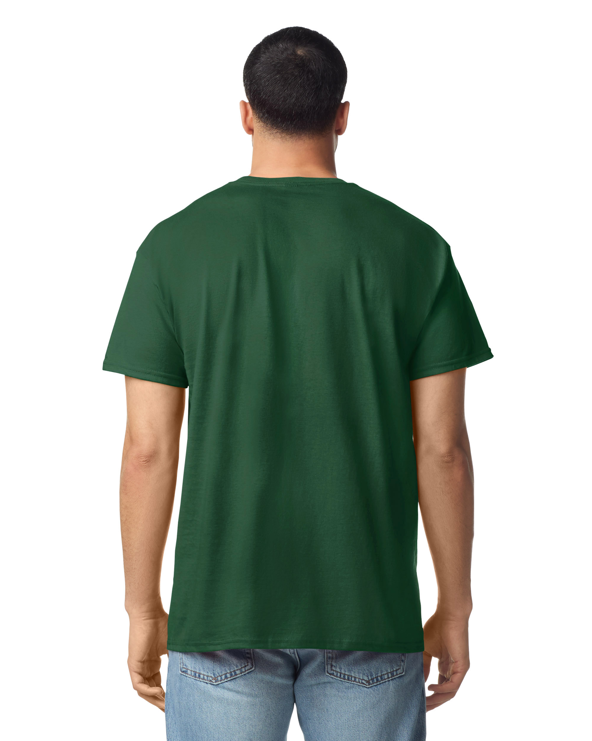 Футболка LIGHT COTTON, ТЕМНО-ЗЕЛЕНЫЙ XS