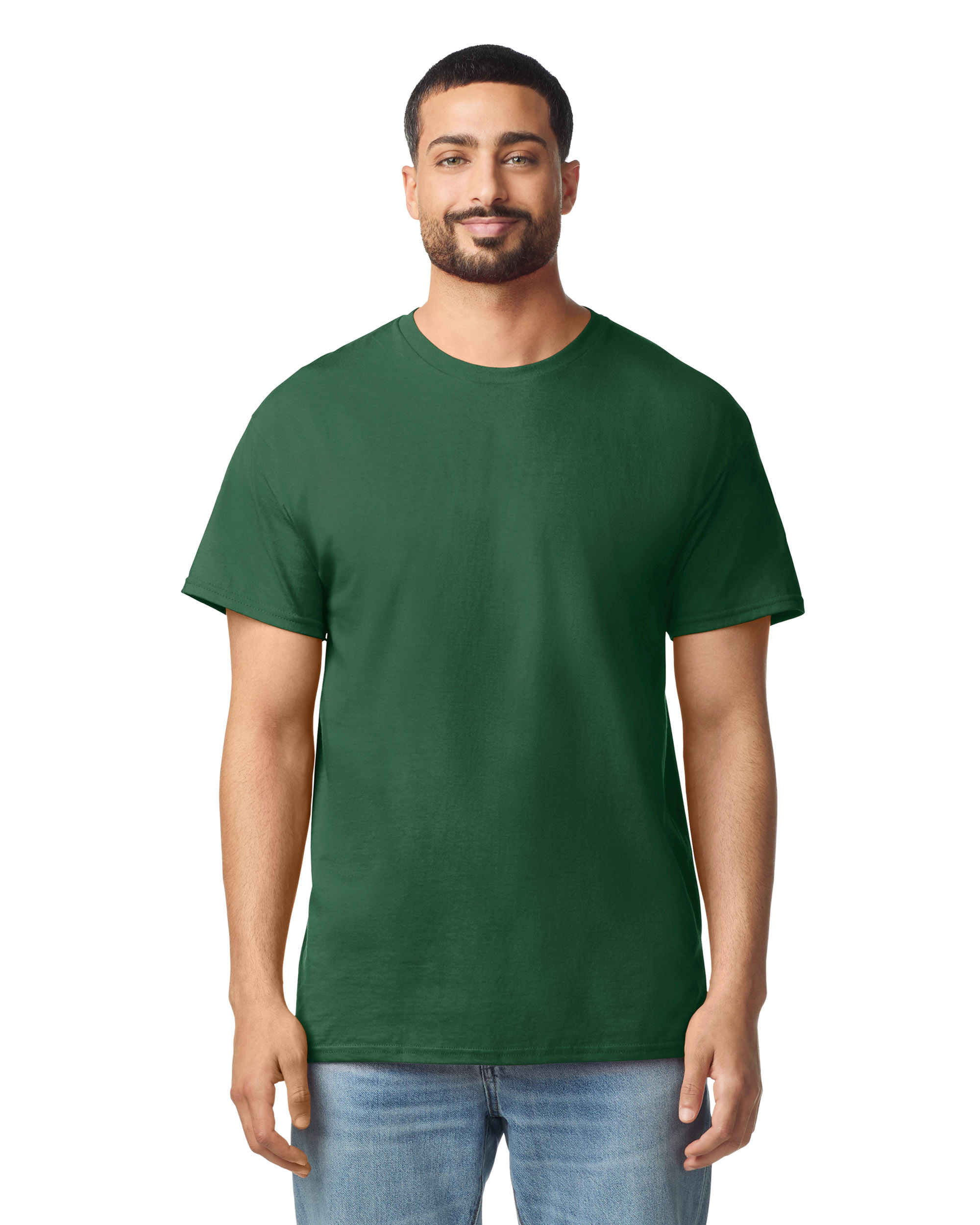Футболка LIGHT COTTON, ТЕМНО-ЗЕЛЕНЫЙ XS