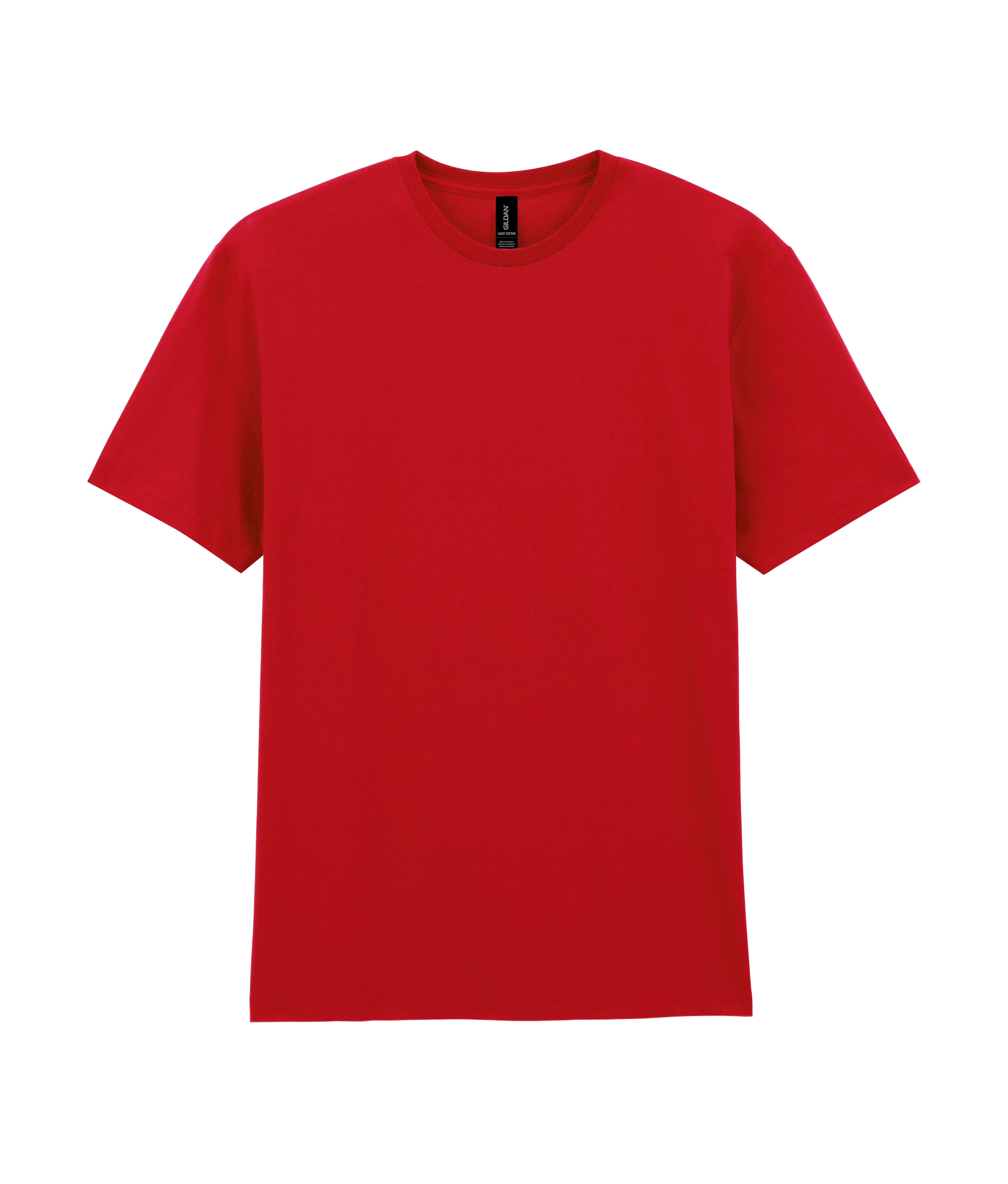 Футболка LIGHT COTTON, КРАСНЫЙ L