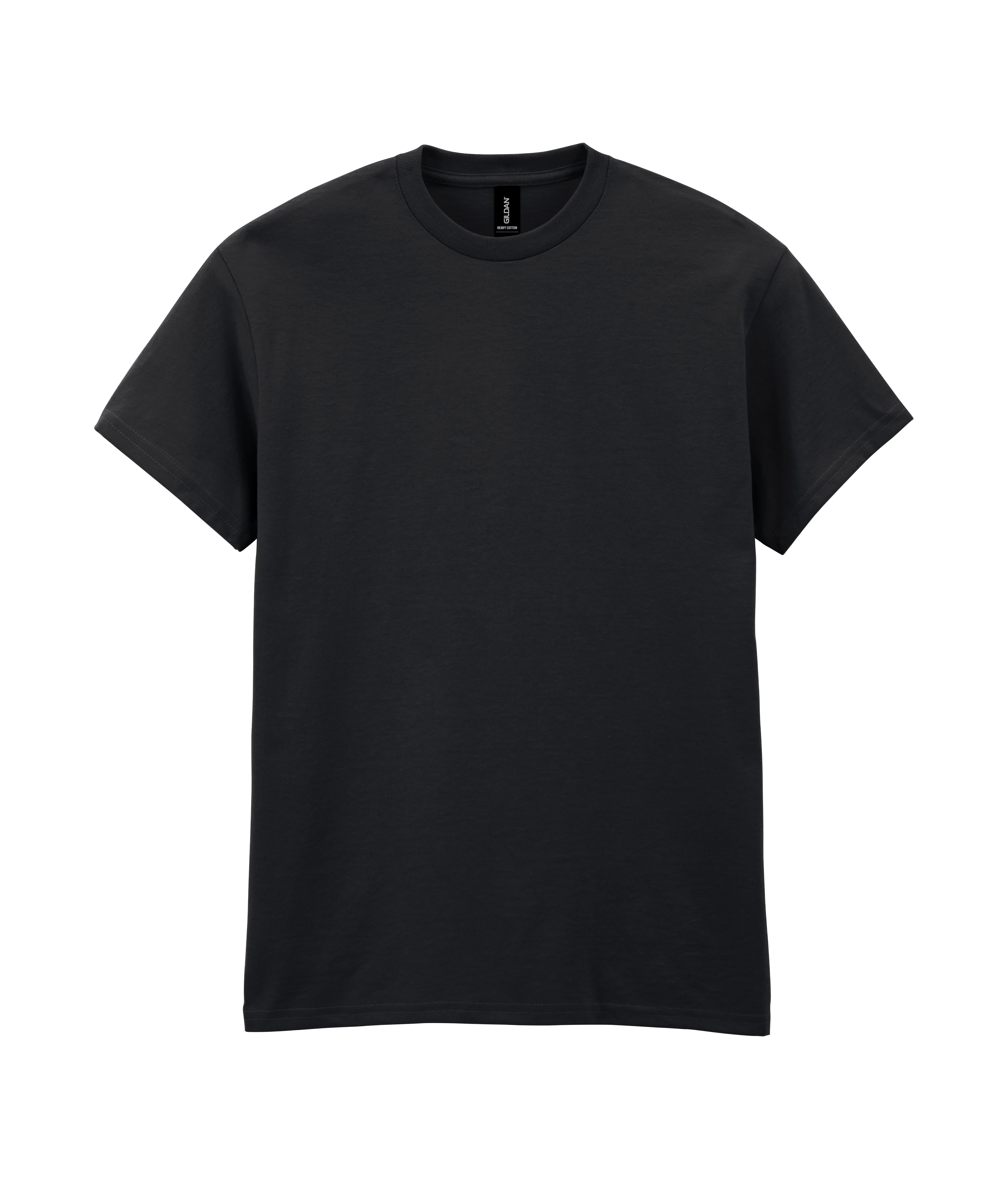 Футболка HEAVY COTTON, ЧЕРНЫЙ 4XL