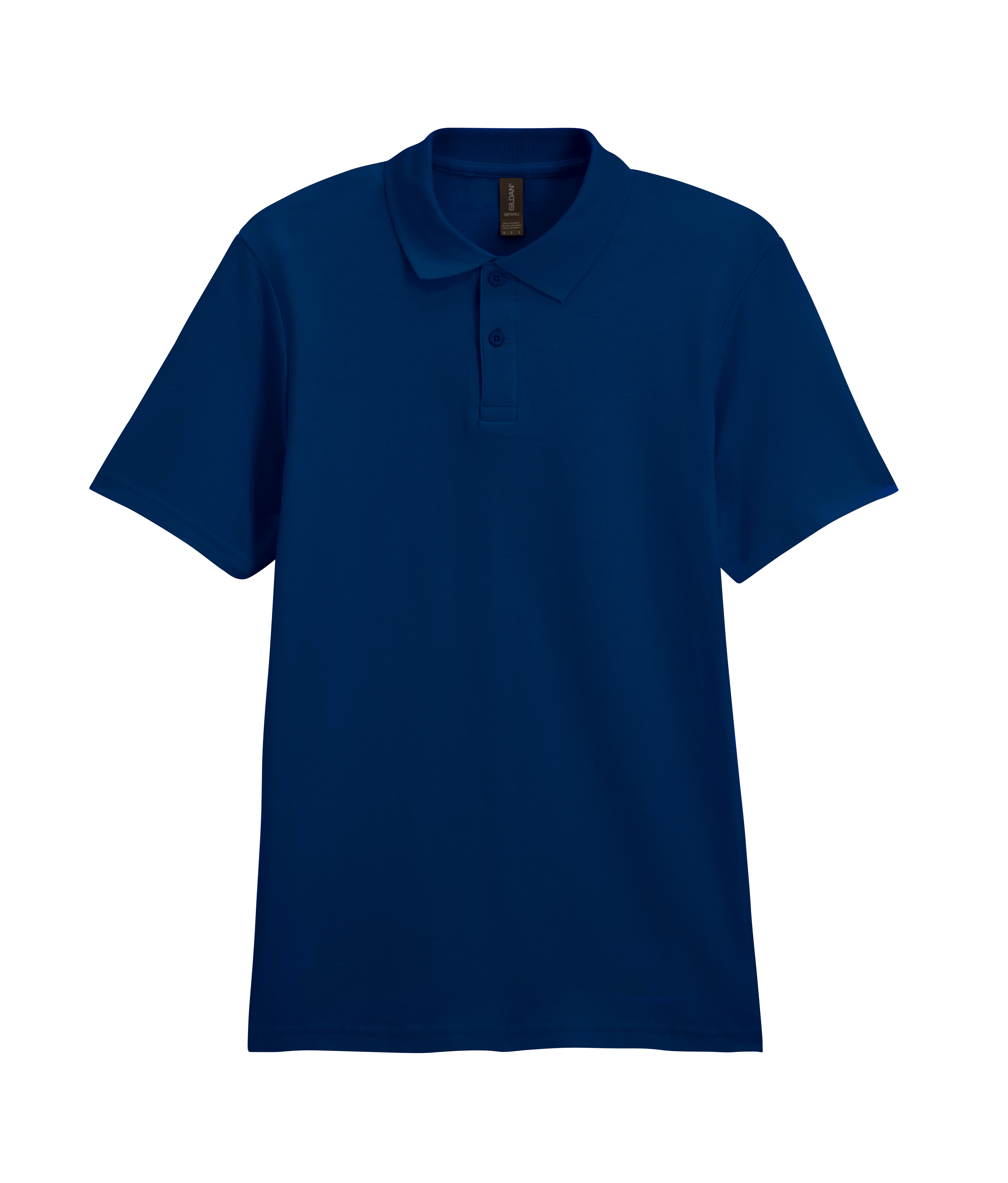 Футболка поло SOFTSTYLE ADULT DOUBLE PIQUE, МОРСКОЙ СИНИЙ L