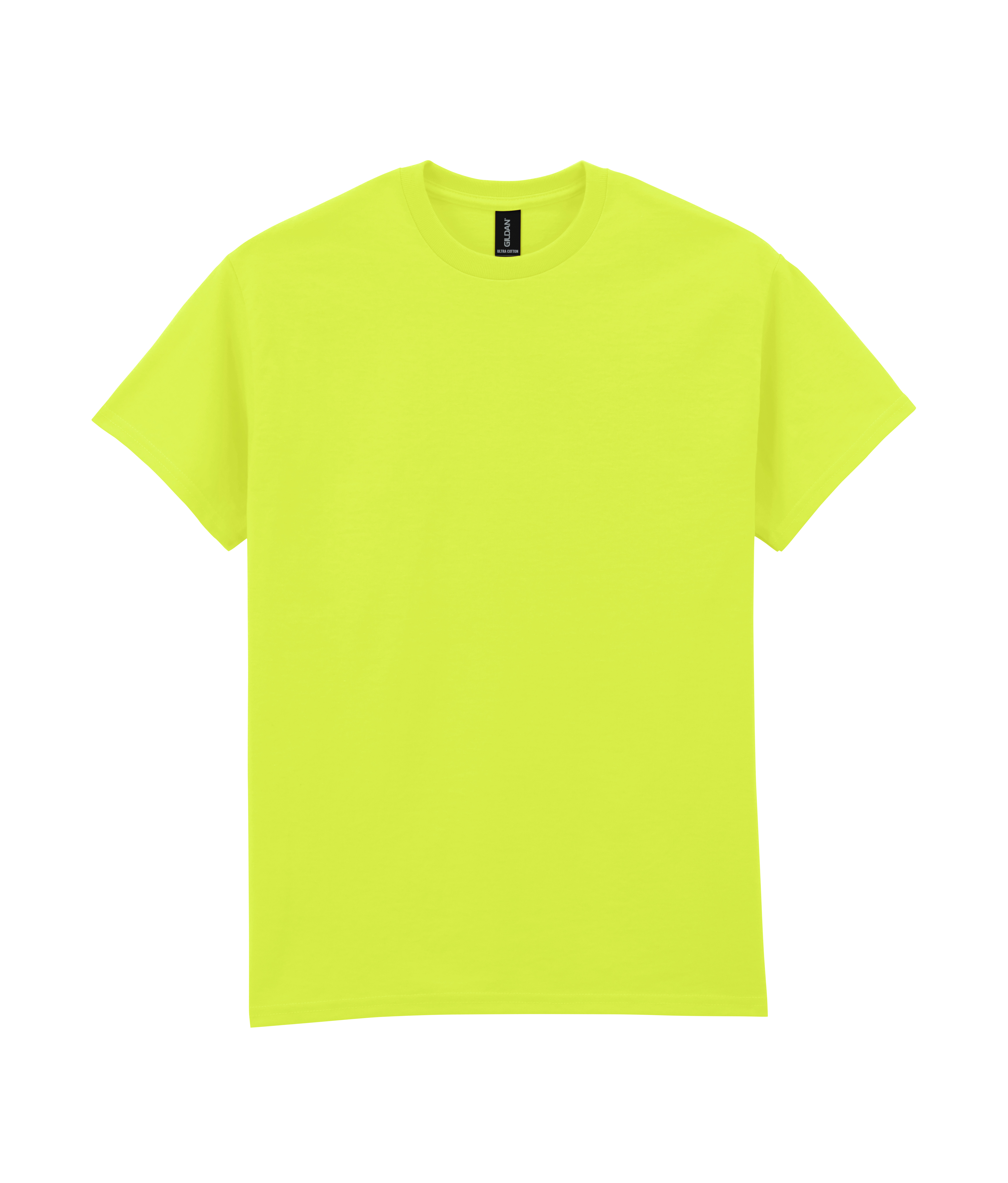 Футболка ULTRA COTTON, ЖЕЛТЫЙ НЕОН M