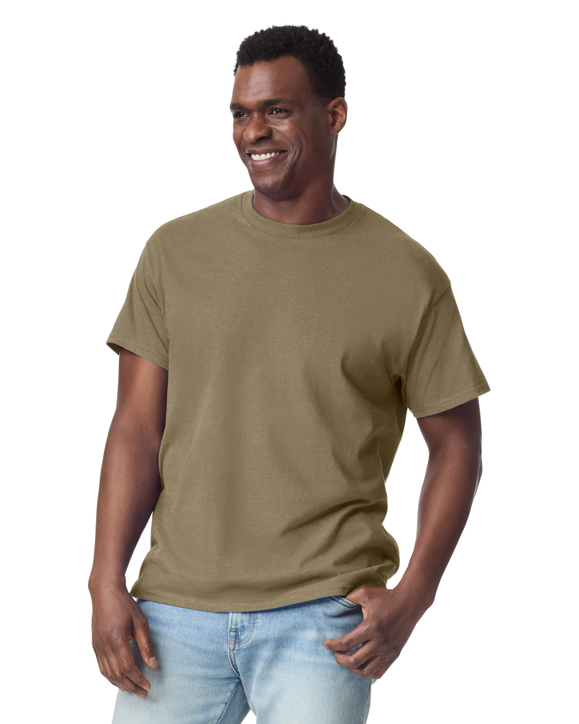 Футболка ULTRA COTTON, СЕРО-БЕЖЕВЫЙ XL