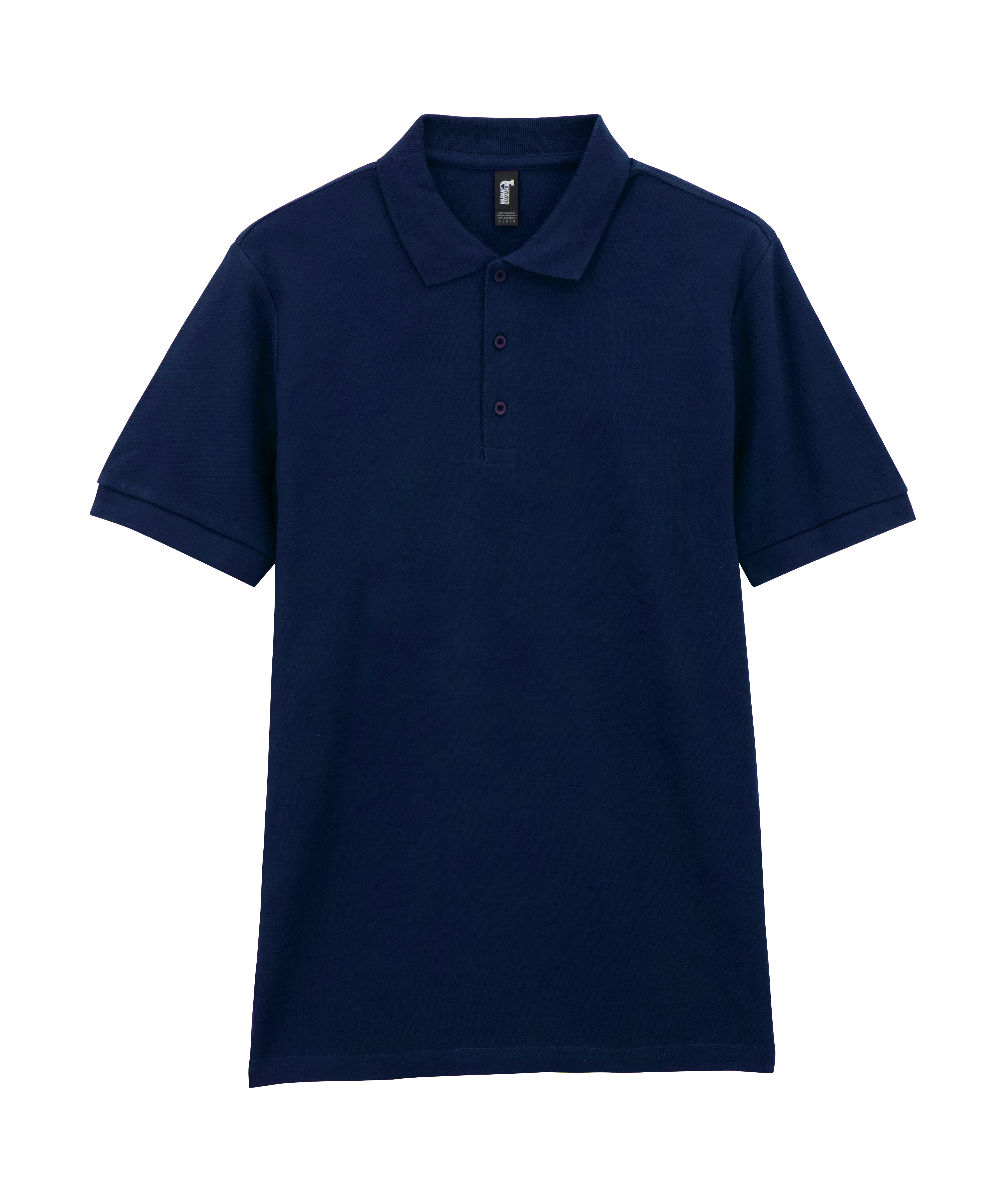 Футболка поло PREMIUM COTTON ADULT DOUBLE PIQUE, МОРСКОЙ СИНИЙ 3XL