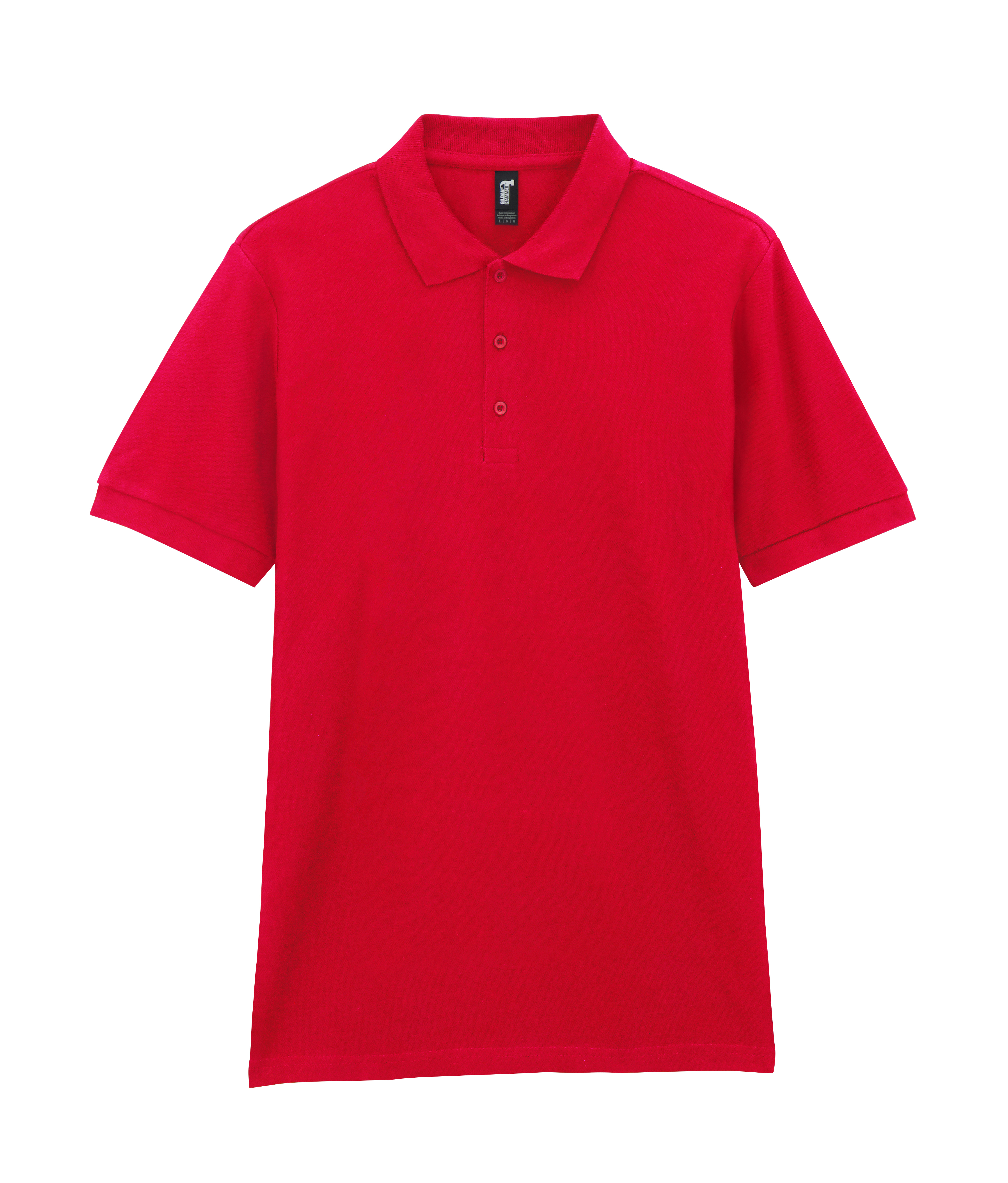 Футболка поло PREMIUM COTTON ADULT DOUBLE PIQUE, КРАСНЫЙ L