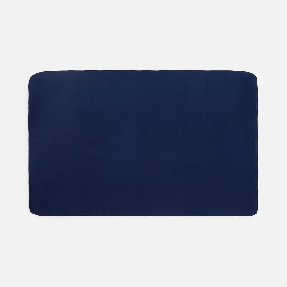 Флисовый плед Warm&Peace XL, синий