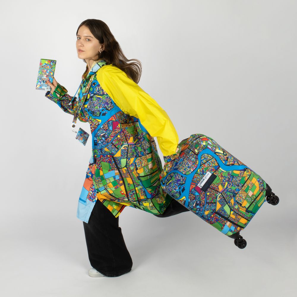 Дождевик классический RainCoat на заказ, разноцветный, единый размер