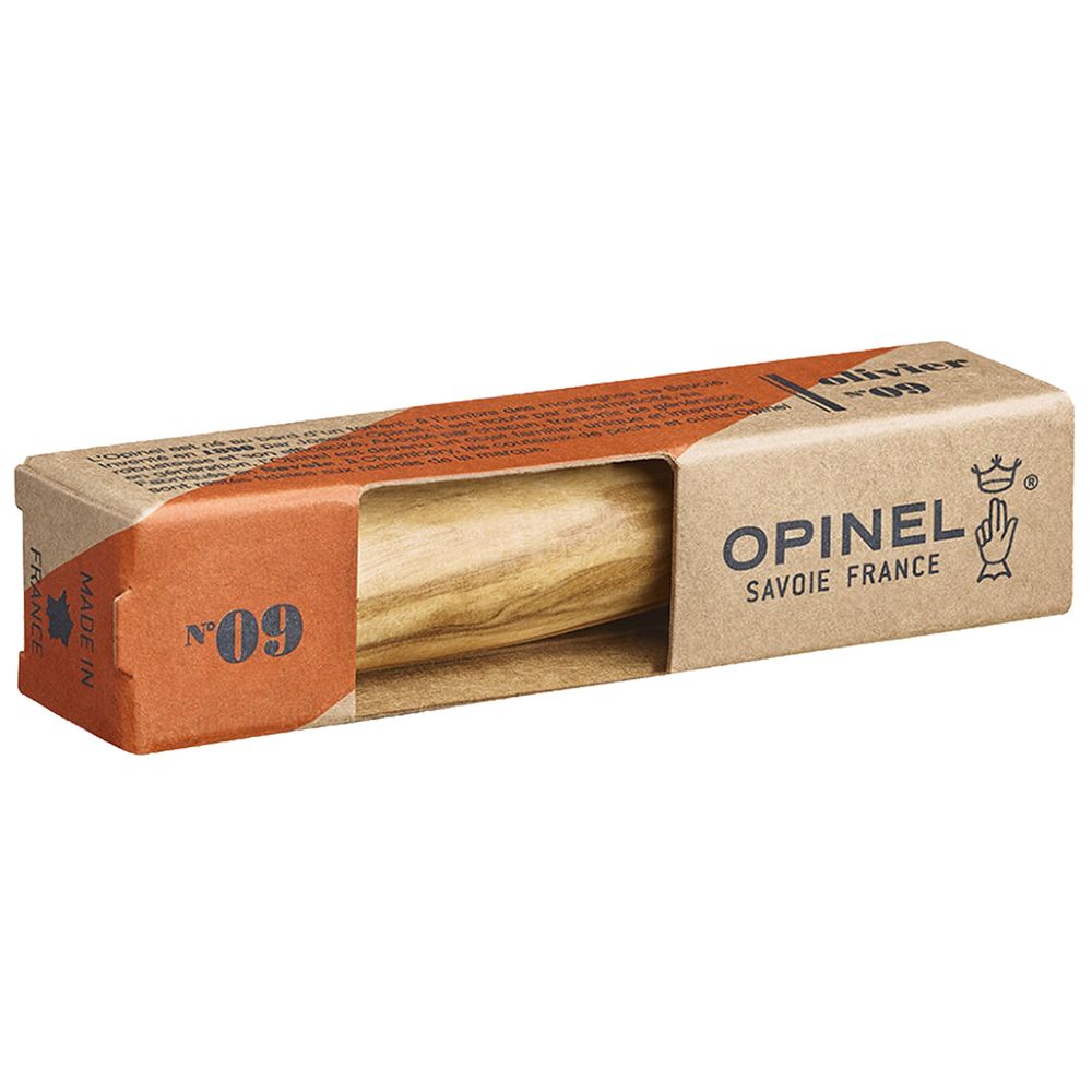 Нож Opinel No 9, оливковое дерево