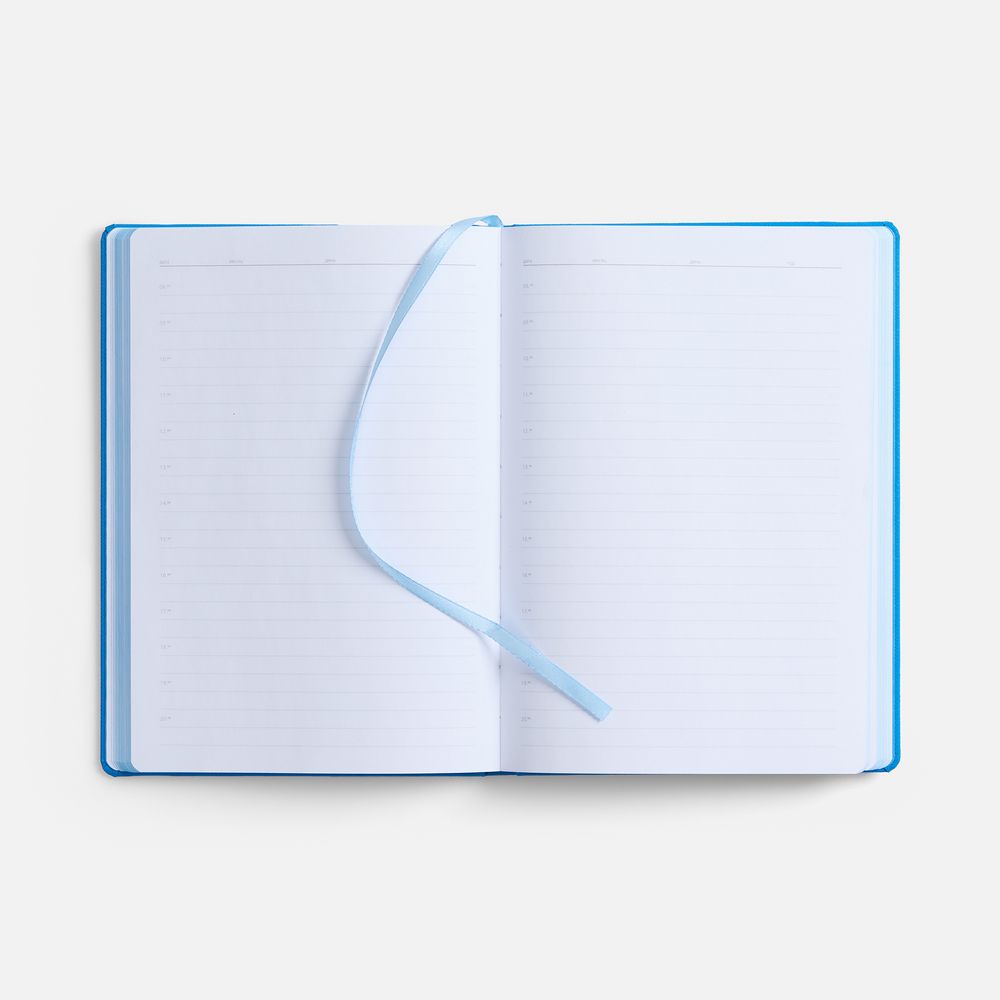 Ежедневник Peel, недатированный, голубой